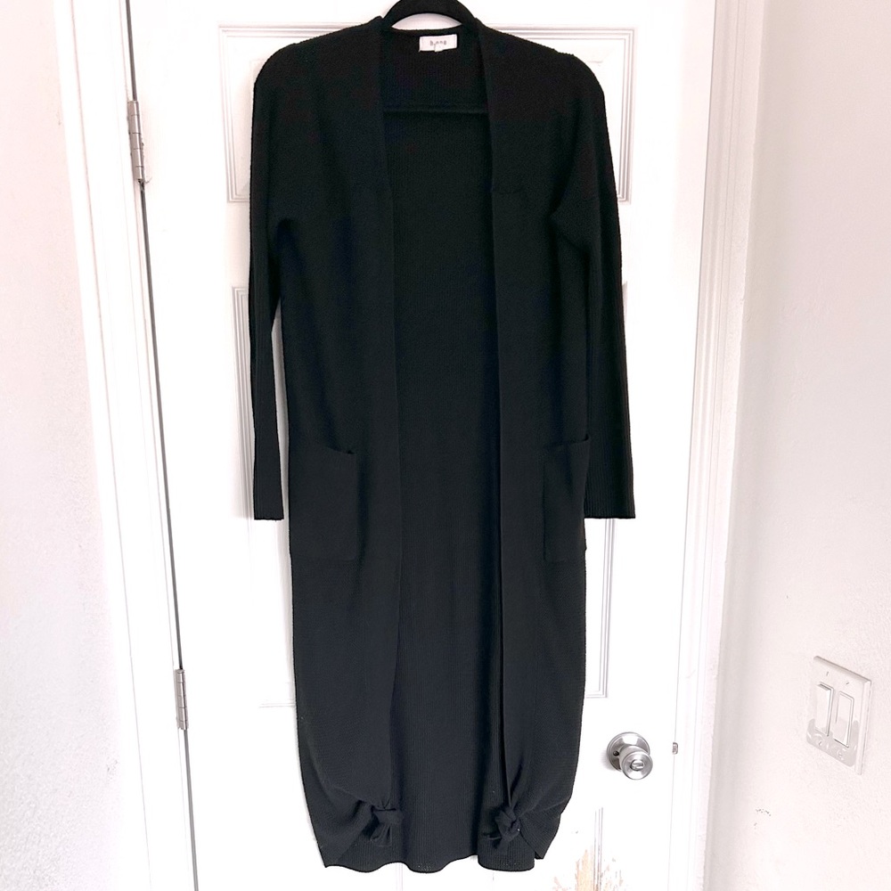 Anthropologie Long Cardigan Duster- Black, Women’s Small